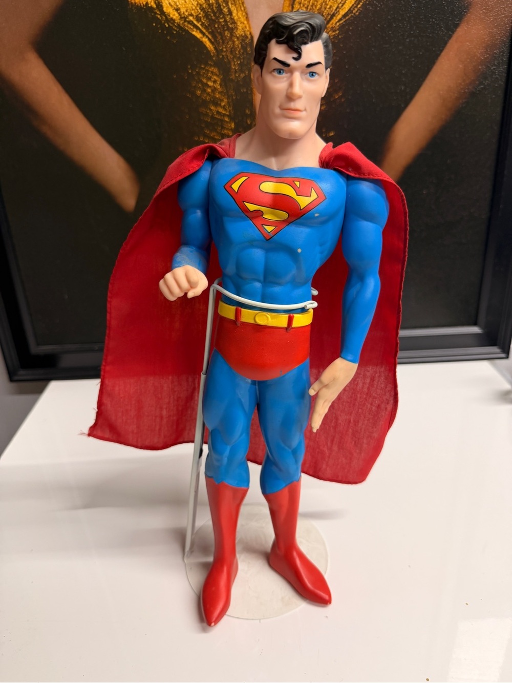 DC Comics Superman Red and Blue Standing Figurine Home Accent